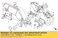 18320KK1770, Honda, brak opisu w tej chwili honda xr 250 1985, Nowy