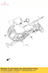 Aquí puede pedir conjunto de cable de Yamaha , con el número de pieza 37PH43120000: