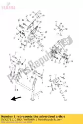 Here you can order the stand, main from Yamaha, with part number 5VX271110300: