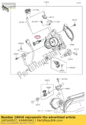 Ici, vous pouvez commander le 01 piston auprès de Kawasaki , avec le numéro de pièce 160160027: