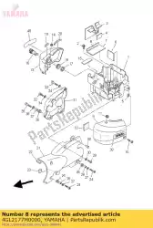 Ici, vous pouvez commander le amortisseur, repérage 3 auprès de Yamaha , avec le numéro de pièce 4GL2177M0000: