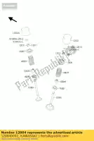 120040002, Kawasaki, soupape d'admission kawasaki kx  r m f kx250f 250 , Nouveau