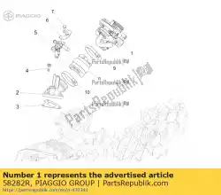 Here you can order the throttle body cpl. From Piaggio Group, with part number 58282R: