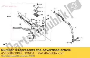Honda 45500KS3900 cylindre ass., fr. maste - La partie au fond
