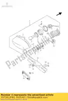 3571812F00, Suzuki, stopcontact en snoer suzuki gz 125 250 1998 1999 2000 2002 2003 2004 2005 2006 2007, Nieuw