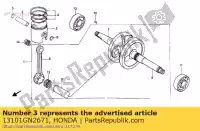 13101GN2671, Honda, pistón (-0.035 - -0.040) honda sa vision  sa50 1 50 , Nuevo