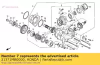 21371MB0000, Honda, support, roulement d'arbre transversal honda vt 1100 1988, Nouveau