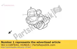 pakkingset (onderdelen) van Honda, met onderdeel nummer 06111GBFB40, bestel je hier online: