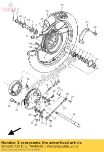 Yamaha 905601729100 entretoise (1jn) - La partie au fond