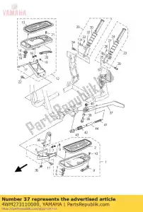 yamaha 4WM273110000 stand, lato - Il fondo