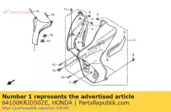 Tutaj możesz zamówić brak opisu w tej chwili od Honda , z numerem części 64100KRJD50ZE: