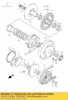 2143115F00, Suzuki, plate,movable d suzuki an 400 2005 2006, New