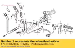 Qui puoi ordinare coperchio, cavo acceleratore da Honda , con numero parte 17913KB7000: