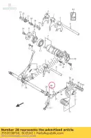 2552038F60, Suzuki, Arm,gear shift suzuki lt f400fz kingquad fsi 4x4 f400f 400 , New