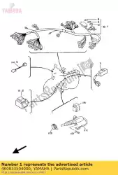 Aquí puede pedir conjunto de relé intermitente de Yamaha , con el número de pieza 4K0833504000: