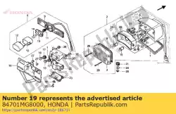 Aqui você pode pedir o nenhuma descrição disponível no momento em Honda , com o número da peça 84701MG8000: