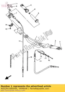 Yamaha 4GG261000000 komplet uchwytów - Dół