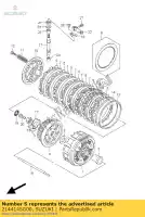 2144145G00, Suzuki, placa, embreagem dr suzuki lt r 450 2006 2007 2008 2009 2010 2011, Novo