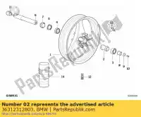 36312312803, BMW, tuyau bmw  1100 1992 1993 1994 1995 1996 1997, Nouveau