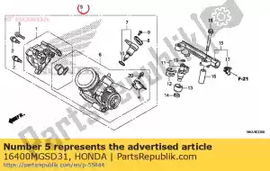 honda 16400MGSD31 carrosserie, gaspedaal (gq3ua a) - Onderkant