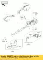 230070157, Kawasaki, objectif-comp, lampe de signalisation kawasaki zx10r ninja j k anniversary edition  zx 10r abs 1000 , Nouveau