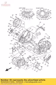 yamaha 904650637600 zacisk (4mx) - Dół