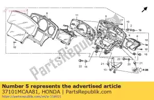 honda 37101MCAA81 case assy., under - La partie au fond