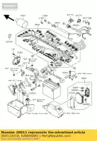 260110018, Kawasaki, wire-lead,battery(+) vn1600-a1 kawasaki vn 1600 2003 2004 2005 2006 2007, New