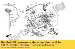 Aqui você pode pedir o borracha, protetor em Honda , com o número da peça 83171MT3300: