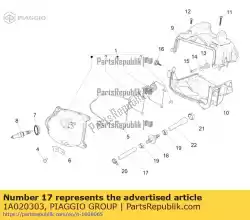 Aquí puede pedir tubo sfiato olio (lato testa) de Piaggio Group , con el número de pieza 1A020303: