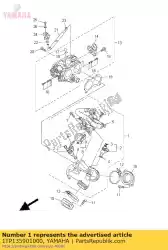 Qui puoi ordinare gruppo giunto del carburatore da Yamaha , con numero parte 1TP135901000: