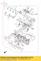 39P1393A0000, Yamaha, tubo, inl. yamaha fz 800 2011 2012 2013 2014 2015, Novo