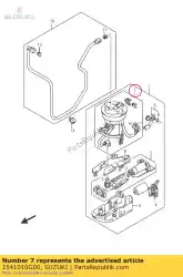 filter brandstof van Suzuki, met onderdeel nummer 1541010G00, bestel je hier online: