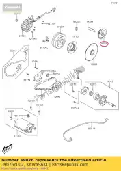 Here you can order the limiter,starter reductio from Kawasaki, with part number 39076Y002: