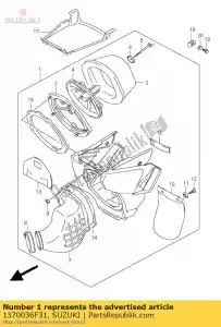 suzuki 1370036F31 assy plus propre, ai - La partie au fond