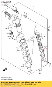 suzuki 6227936E80 ring,stopper - Bottom side