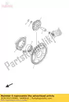 2CR155210000, Yamaha, albero 1 yamaha  mt yfz r yzf r 1000 2015 2016 2017 2018 2019 2020 2021, Nuovo