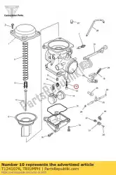 Ici, vous pouvez commander le kit vis pilote auprès de Triumph , avec le numéro de pièce T1241076: