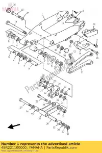 Yamaha 4SR221100000 rear arm comp. - Bottom side