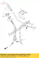 5BE262810100, Yamaha, cappuccio, impugnatura superiore yamaha  tt r wr yz 110 250 400 426 450 1998 1999 2000 2001 2002 2003 2004 2005 2006 2007 2008 2009 2010 2011 2012 2013 2014 2015 2016 2017 2018 2019 2020 2021, Nuovo