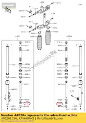 Here you can order the 01 spring-front fork from Kawasaki, with part number 440261556: