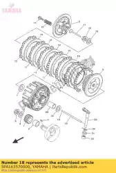 Ici, vous pouvez commander le tige, pousser 2 auprès de Yamaha , avec le numéro de pièce 5PA163570000: