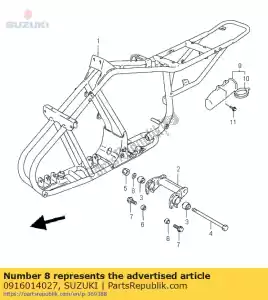 Suzuki 0916014027 pralka - Dół