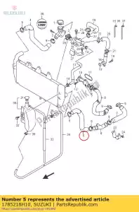 Suzuki 1785218H10 w??, ch?odnica o - Dół