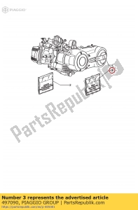 aprilia 497090 kit guarnizione cilindro - Il fondo