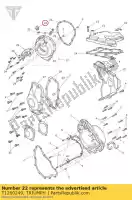 T1260249, Triumph, bouchon de remplissage d'huile triumph daytona 675 from vin 564948 daytona 675 vin 381275 to vin 564947 daytona 675r from vin 564948 street triple street triple from vin 560477 street triple r street triple r from vin 560477 street triple r to vin 560476 street triple to vin 560476 tig, Nouveau