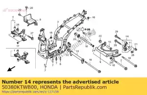 honda 50380KTWB00 rod comp., swing - Onderkant