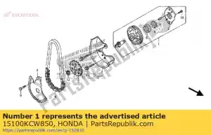 Honda 15100KCW850 ensemble pompe, huile - La partie au fond
