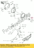 490161210, Kawasaki, cover-seal kawasaki vn custom c classic b special edition tourer vulcan lt d eliminator 125 vn900 900 , Nuovo