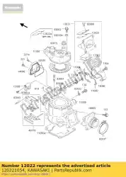 klep reed van Kawasaki, met onderdeel nummer 120221054, bestel je hier online: